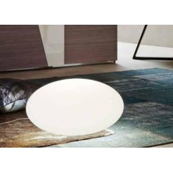 OH!SMASH LAMPADA DA TAVOLO IN FORMA OVALE BIANCA D38 DESIGN MODERNO DELLA LINEA LIGHT Linea Light - Cristalensi Shop Online