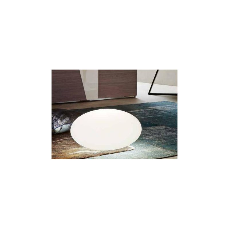 OH!SMASH LAMPADA DA TAVOLO IN FORMA OVALE BIANCA D38 DESIGN MODERNO DELLA LINEA LIGHT Linea Light - Cristalensi Shop Online