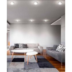 ONE TO ONE FARETTO DA SOFFITTO ROTONDO LED 10W LUCE 3000K BIANCO MODERNO DELLA LINEA LIGHT Linea Light - Cristalensi Shop Online 2