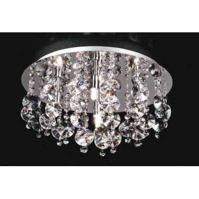 PLAFONIERA PICCOLA IN CROMO LUCIDO CON CRISTALLI Perenz - Cristalensi Shop Online