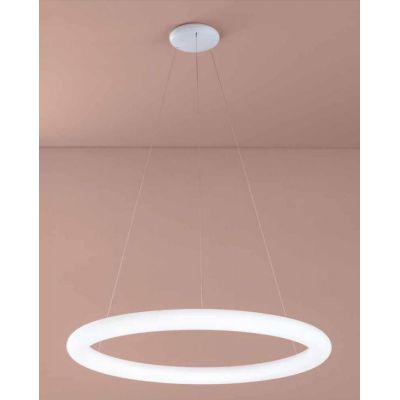 POLO LAMPADARIO MODERNO AD ANELLO D66 LED INTEGRATO 31W LUCE 3000K BIANCO DELLA LINEA LIGHT Linea Light - Cristalensi Shop Onlin