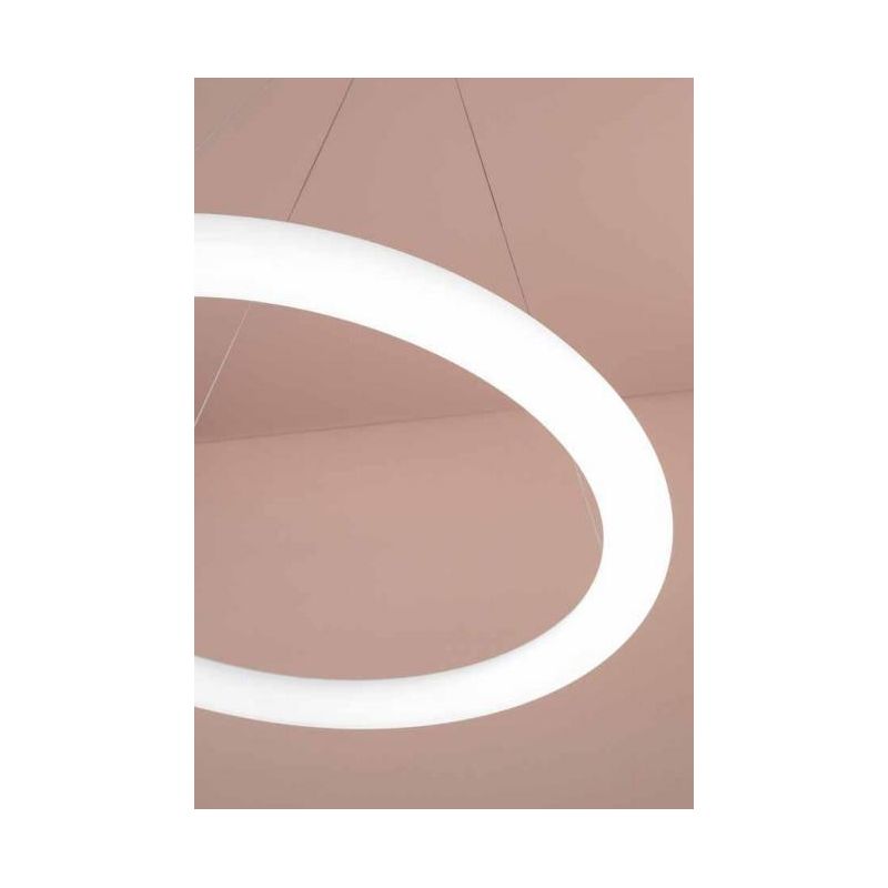 POLO LAMPADARIO AD ANELLO D96 LED 51W LUCE 3000K BIANCO MODERNO DELLA LINEA LIGHT Linea Light - Cristalensi Shop Online