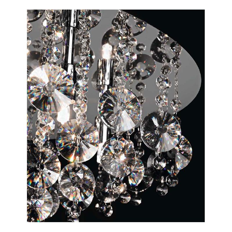 PLAFONIERA PICCOLA IN CROMO LUCIDO CON CRISTALLI Perenz - Cristalensi Shop Online