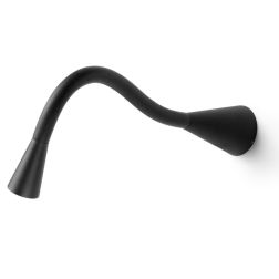 SNAKE W1 APPLIQUE MODERNA ORIENTABILE LED 2W DA LETTURA BIANCA O NERA DELLA LINEA LIGHT Linea Light - Cristalensi Shop Online 2