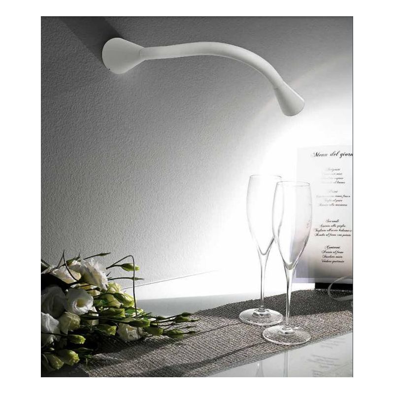 SNAKE W1 APPLIQUE MODERNA ORIENTABILE LED 2W DA LETTURA BIANCA O NERA DELLA LINEA LIGHT Linea Light - Cristalensi Shop Online