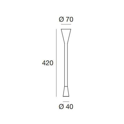 SNAKE W1 APPLIQUE MODERNA ORIENTABILE LED 2W DA LETTURA BIANCA O NERA DELLA LINEA LIGHT Linea Light - Cristalensi Shop Online