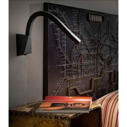 SNAKE W3 LAMPADA DA PARETE ORIENTABILE LED 2W MODERNA BIANCA O NERA DELLA LINEA LIGHT Linea Light - Cristalensi Shop Online