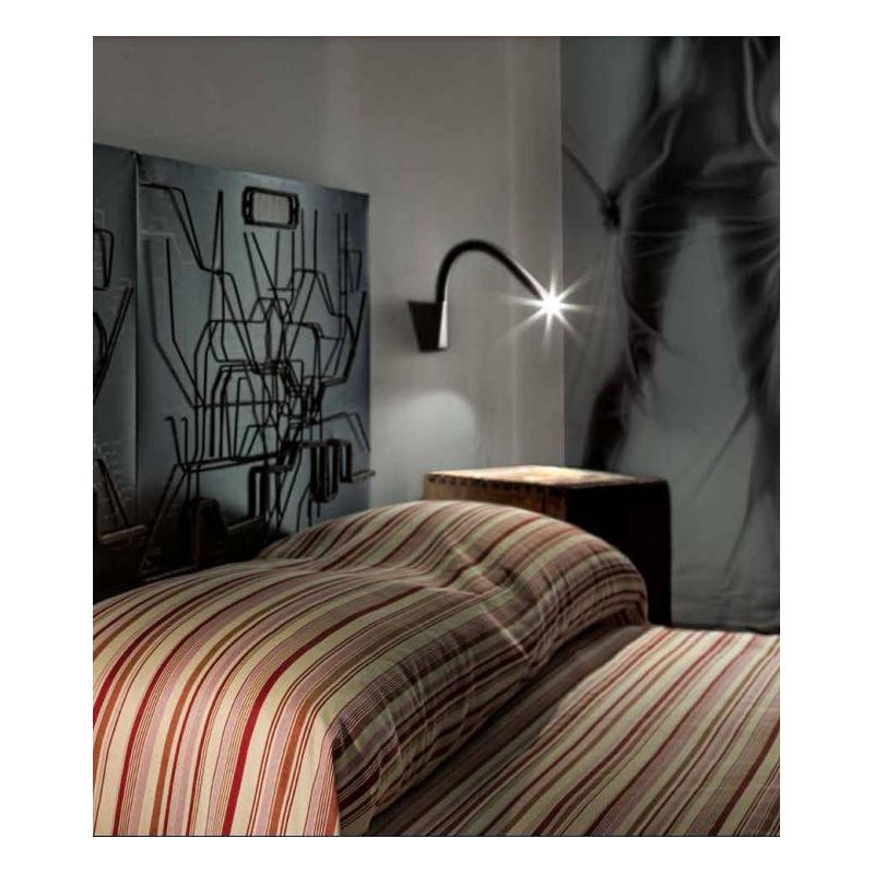 SNAKE W3 LAMPADA DA PARETE ORIENTABILE LED 2W MODERNA BIANCA O NERA DELLA LINEA LIGHT Linea Light - Cristalensi Shop Online