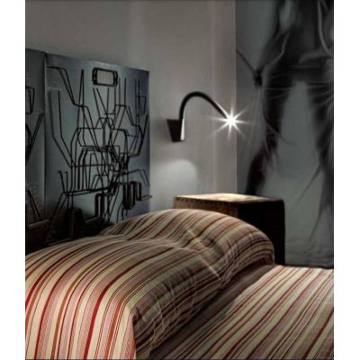 SNAKE W3 LAMPADA DA PARETE ORIENTABILE LED 2W MODERNA BIANCA O NERA DELLA LINEA LIGHT Linea Light - Cristalensi Shop Online