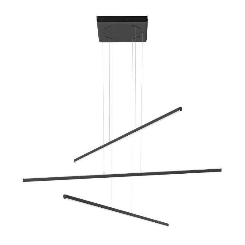 STRAIGHT P3 SOSPENSIONE MODERNA BIANCA O NERA LED 34W LUCE 2700K DELLA LINEA LIGHT Linea Light - Cristalensi Shop Online