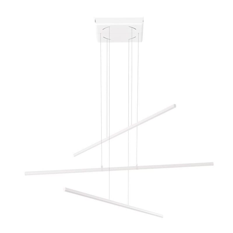 STRAIGHT P3 SOSPENSIONE MODERNA BIANCA O NERA LED 34W LUCE 2700K DELLA LINEA LIGHT Linea Light - Cristalensi Shop Online