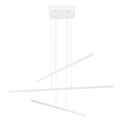 STRAIGHT P3 SOSPENSIONE MODERNA BIANCA O NERA LED 34W LUCE 2700K DELLA LINEA LIGHT Linea Light - Cristalensi Shop Online