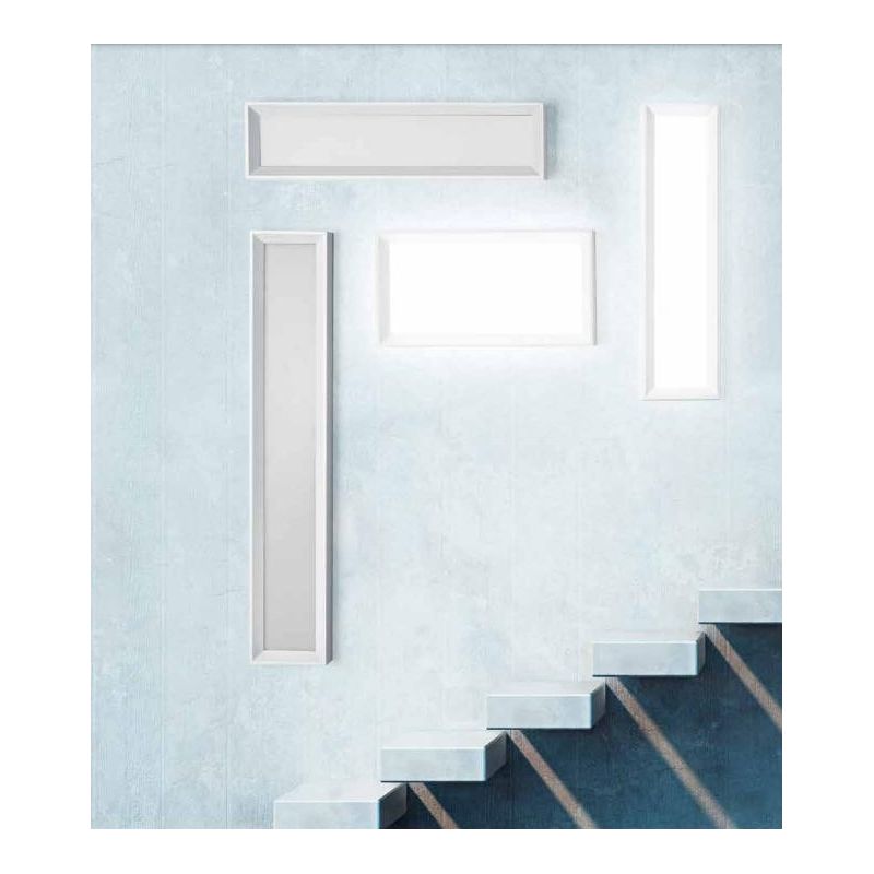 TARA DIMM PLAFONIERA RETTANGOLARE 74X19 DIMMERABILE LED 28W LUCE 3000K BIANCA DELLA LINEA LIGHT Linea Light - Cristalensi Shop O