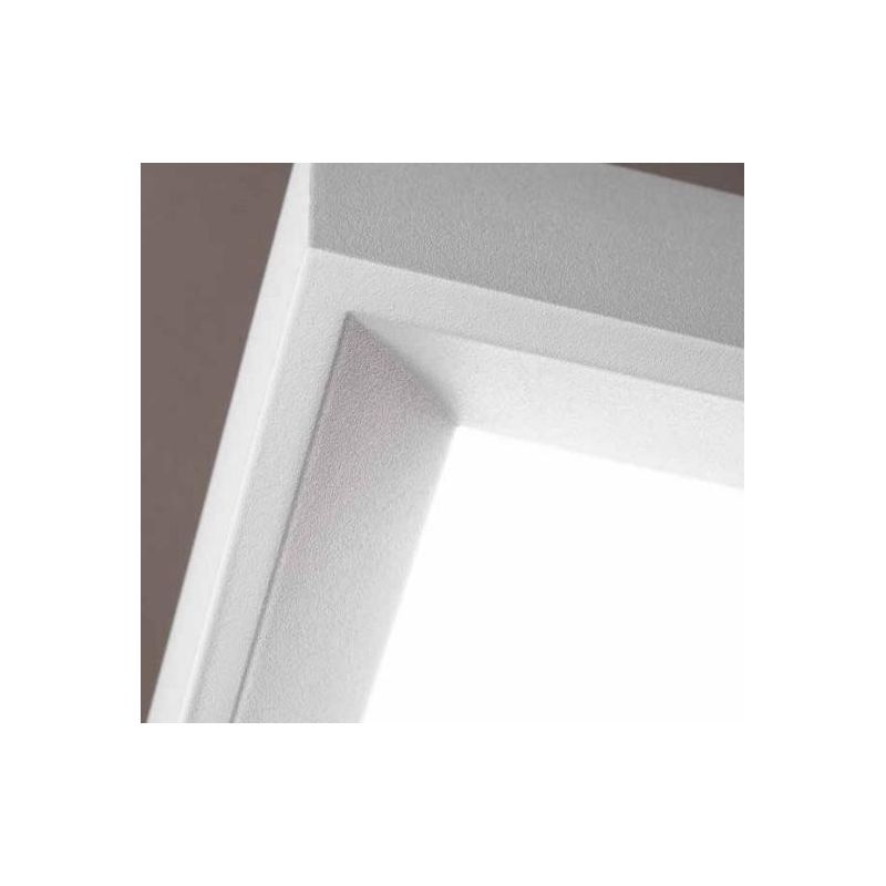 TARA MAXI PLAFONIERA QUADRATA 74X74 DIMMERABILE LED 56W LUCE 3000K BIANCA DELLA LINEA LIGHT Linea Light - Cristalensi Shop Onlin