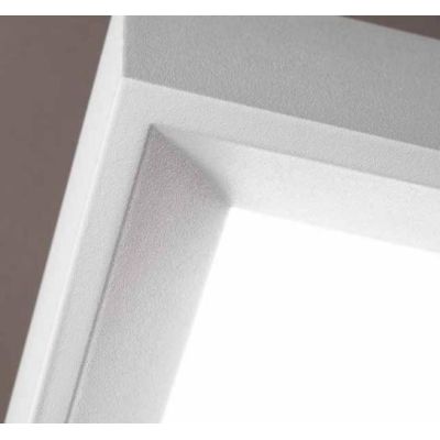 TARA MAXI PLAFONIERA QUADRATA 74X74 DIMMERABILE LED 56W LUCE 3000K BIANCA DELLA LINEA LIGHT Linea Light - Cristalensi Shop Onlin
