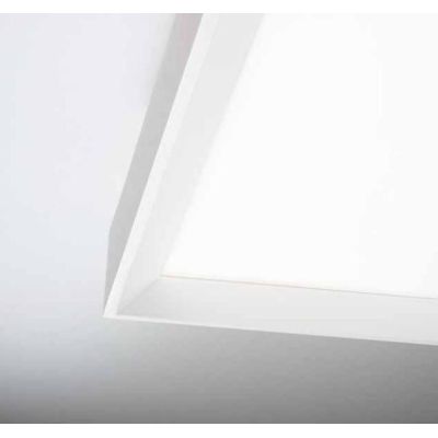 TARA MEGA GRANDE PLAFONIERA QUADRATA 89X89 DIMMERABILE LED 72W LUCE 3000K BIANCA DELLA LINEA LIGHT Linea Light - Cristalensi Sho