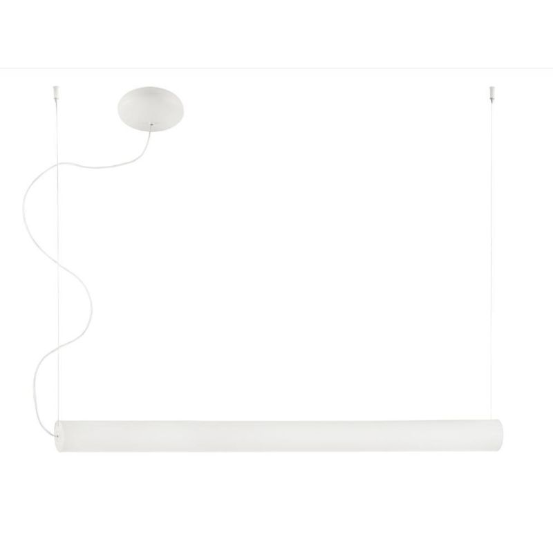 TU-O GRANDE SOSPENSIONE TUBOLARE DIMMERABILE LED56W LUCE 3000K DESIGN MODERNO Linea Light - Cristalensi Shop Online