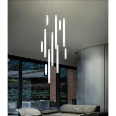 TU-V SOSPENSIONE MEDIA A CILINDRO DIMMERABILE LED 36W LUCE 3000K MODERNA DELLA LINEA LIGHT Linea Light - Cristalensi Shop Online