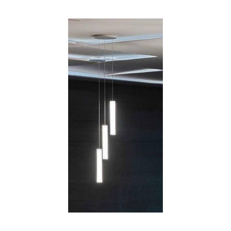TU-V SOSPENSIONE MODERNA A TRE LUCI DIMMERABILE LED 56W LUCE 3000K DELLA LINEA LIGHT Linea Light - Cristalensi Shop Online