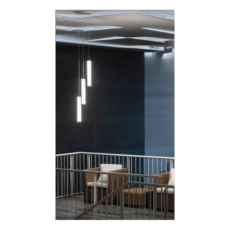 TU-V SOSPENSIONE MODERNA A TRE LUCI DIMMERABILE LED 56W LUCE 3000K DELLA LINEA LIGHT Linea Light - Cristalensi Shop Online