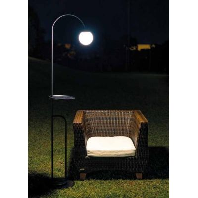 BUTLER PIANTANA DA ESTERNO IP65 LED 8W IN METALLO NERO H190 DELLA LINEA LIGHT Linea Light - Cristalensi Shop Online