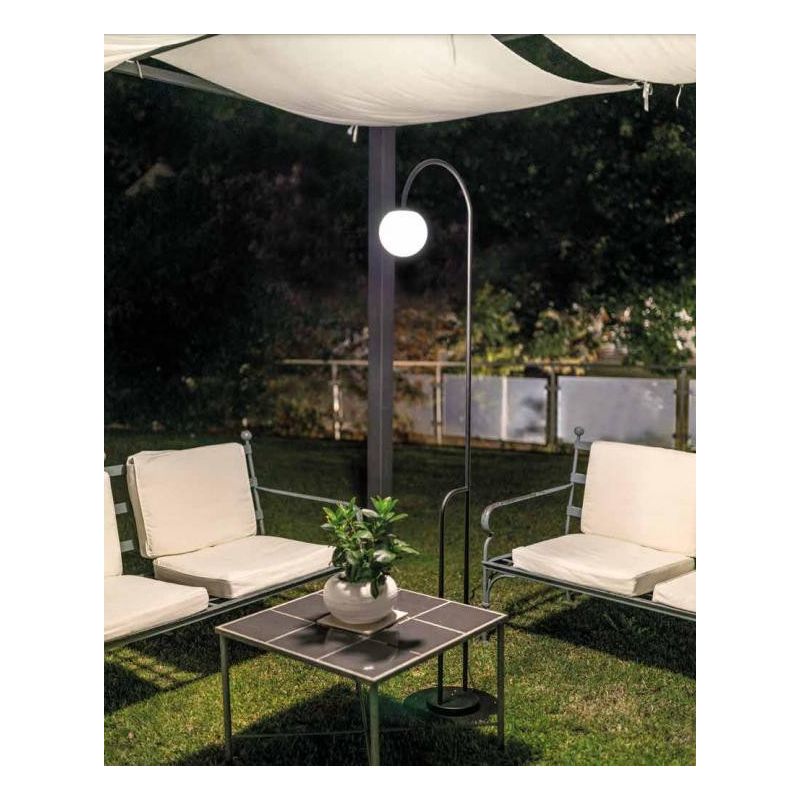 BUTLER PIANTANA DA ESTERNO IP65 LED 8W IN METALLO NERO H190 DELLA LINEA LIGHT Linea Light - Cristalensi Shop Online