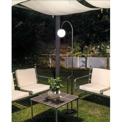 BUTLER PIANTANA DA ESTERNO IP65 LED 8W IN METALLO NERO H190 DELLA LINEA LIGHT Linea Light - Cristalensi Shop Online