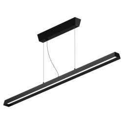 LIRA AISI SOSPENSIONE DA ESTERNI IP65 LINEARE IN METALLO NERO O MARRONE LED 31W LUCE 3000K Linea Light - Cristalensi Shop Online 2