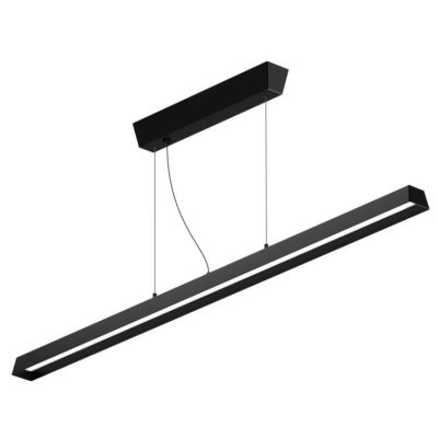LIRA AISI SOSPENSIONE DA ESTERNI IP65 LINEARE IN METALLO NERO O MARRONE LED 31W LUCE 3000K Linea Light - Cristalensi Shop Online