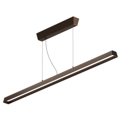 LIRA AISI SOSPENSIONE DA ESTERNI IP65 LINEARE IN METALLO NERO O MARRONE LED 31W LUCE 3000K Linea Light - Cristalensi Shop Online