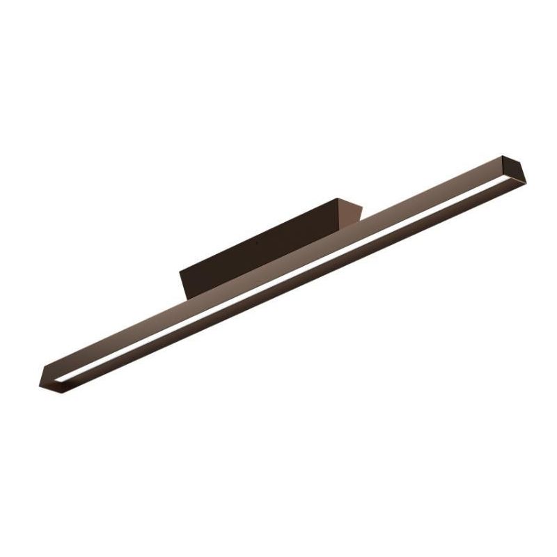 LIRA AISI LAMPADA DA SOFFITTO PER ESTERNI IP65 IN METALLO NERO O MARRONE LED 31W LUCE 3000K Linea Light - Cristalensi Shop Onlin