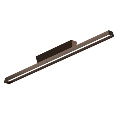 LIRA AISI LAMPADA DA SOFFITTO PER ESTERNI IP65 IN METALLO NERO O MARRONE LED 31W LUCE 3000K Linea Light - Cristalensi Shop Onlin