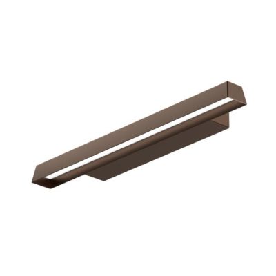 LIRA AISI APPLIQUE PER AMBIENTI ESTERNI IP65 IN METALLO NERO O MARRONE LED 15W LUCE 3000K Linea Light - Cristalensi Shop Online