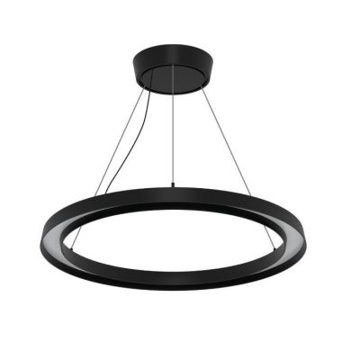 LIRA SOSPENSIONE MODERNA DA ESTERNI IP65 IN ALLUMINIO NERO O MARRONE LED 30W LUCE 3000K Linea Light - Cristalensi Shop Online