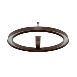 LIRA PLAFONIERA MODERNA PER ESTERNI IP65 IN ALLUMINIO NERO O MARRONE LED 30W LUCE 3000K Linea Light - Cristalensi Shop Online 2