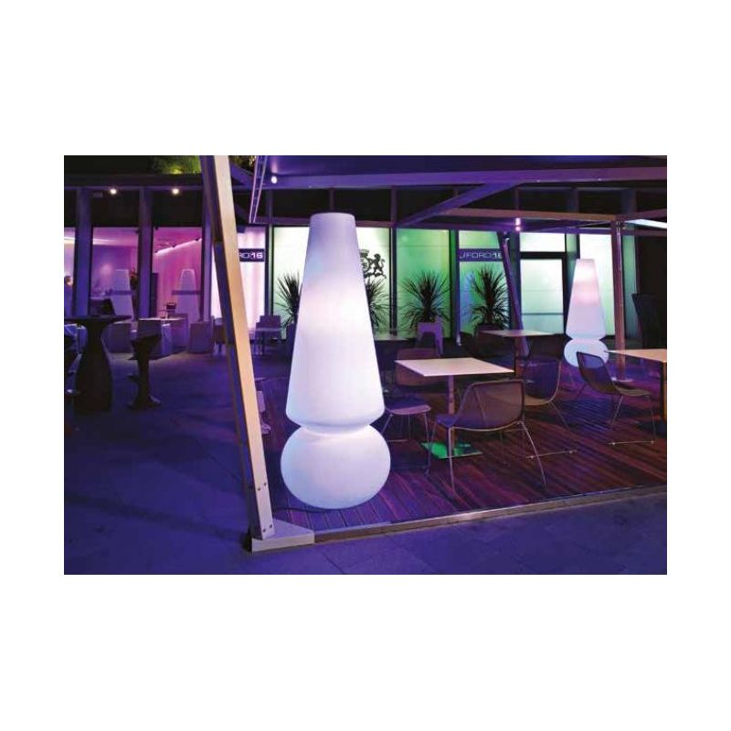 MARGE LAMPADA DA GIARDINO BIANCA MISURA GRANDE DESIGN MODERNO ATTACCO 4XE27 DELLA LINEA LIGHT Linea Light - Cristalensi Shop Onl