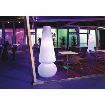 MARGE LAMPADA DA GIARDINO BIANCA MISURA GRANDE DESIGN MODERNO ATTACCO 4XE27 DELLA LINEA LIGHT Linea Light - Cristalensi Shop Onl