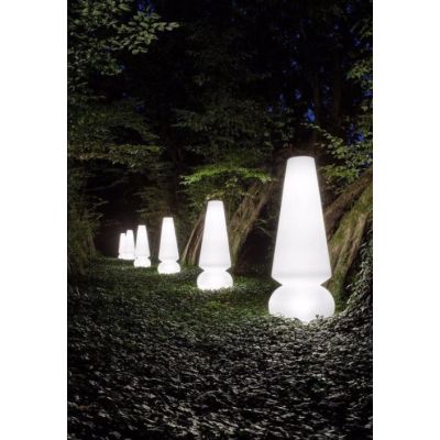MARGE LAMPADA DA GIARDINO BIANCA MISURA GRANDE DESIGN MODERNO ATTACCO 4XE27 DELLA LINEA LIGHT Linea Light - Cristalensi Shop Onl