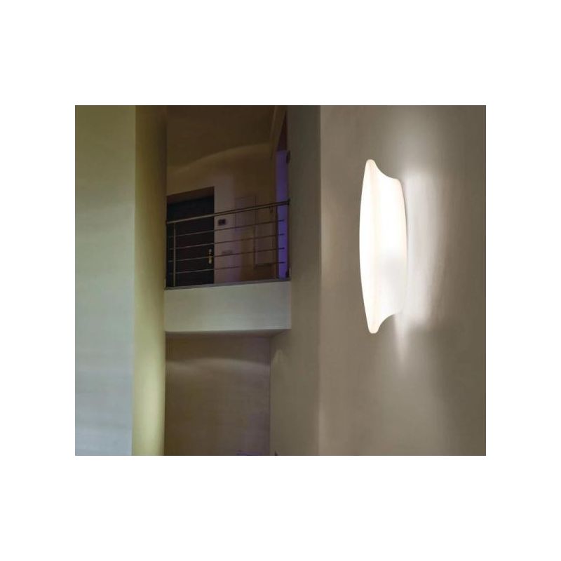 MY WHITE R PLAFONIERA ROTONDA D39 PER ESTERNI IP65 BIANCA LED 16W LUCE 3000K O 4000K Linea Light - Cristalensi Shop Online