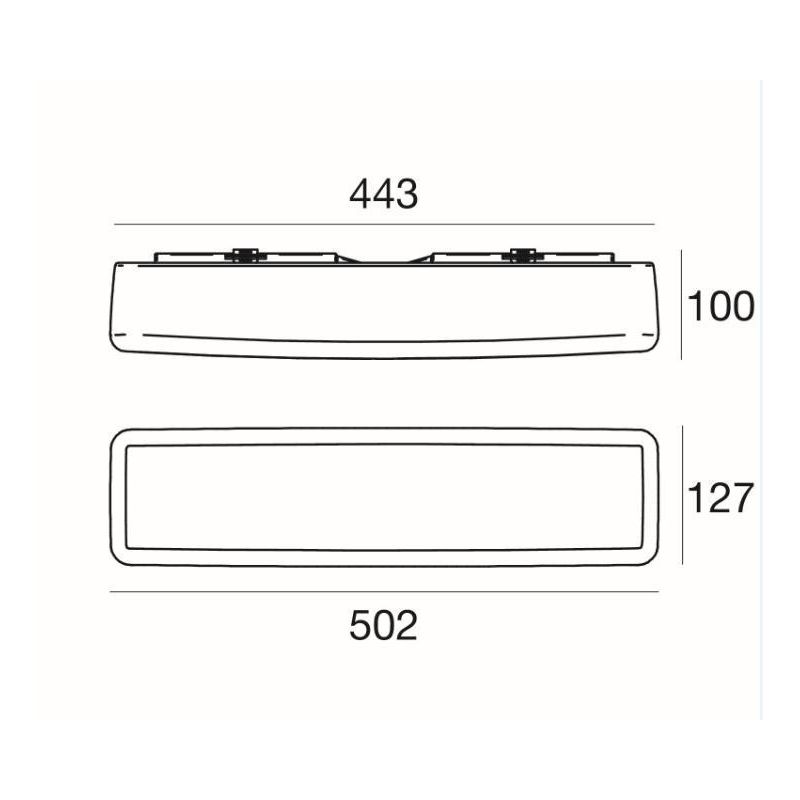MY WHITE B APPLIQUE CON SENSORE DI MOVIMENTO PER ESTERNI IP65 LED 17W LUCE 3000K O 4000K BIANCA Linea Light - Cristalensi Shop O