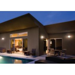 MINIWHITE R PICCOLA APPLIQUE ROTONDA PER AMBIENTI ESTERNI IP65 LED 4W LUCE 3000K O 4000K BIANCA Linea Light - Cristalensi Shop O 2