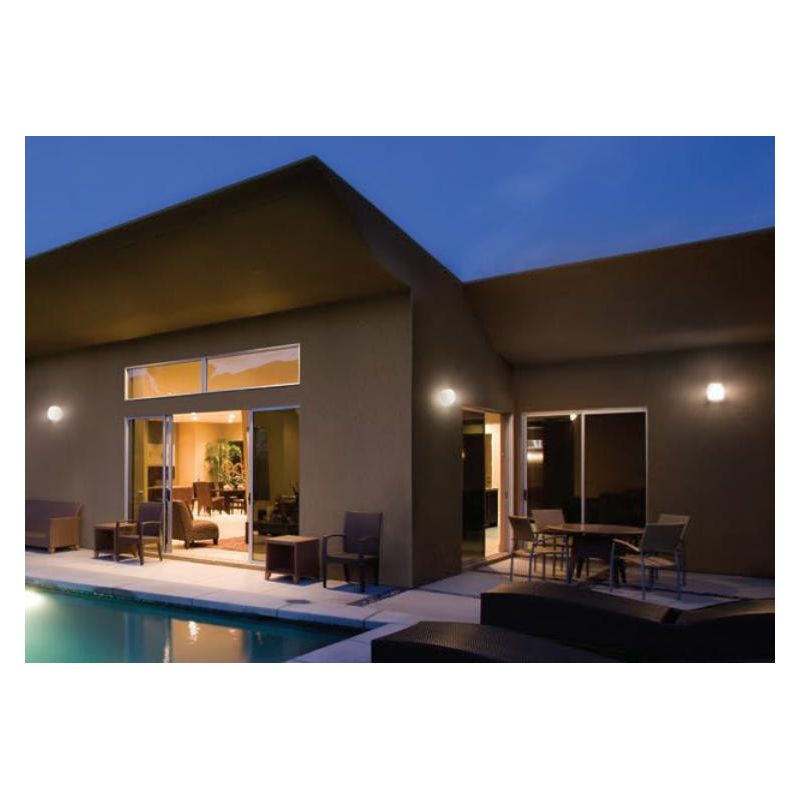 MINIWHITE R PICCOLA APPLIQUE ROTONDA PER AMBIENTI ESTERNI IP65 LED 4W LUCE 3000K O 4000K BIANCA Linea Light - Cristalensi Shop O