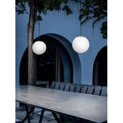 OH!P65 SOSPENSIONE PICCOLA A SFERA D28 DA ESTERNI COLORE BIANCO DESIGN MODERNO DELLA LINEA LIGHT Linea Light - Cristalensi Shop 