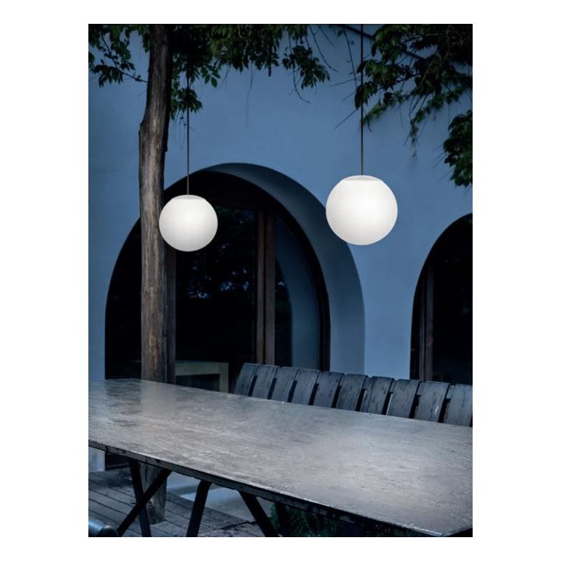 OH!P65 SOSPENSIONE MEDIA A SFERA D38 DA ESTERNI COLORE BIANCO DESIGN MODERNO DELLA LINEA LIGHT Linea Light - Cristalensi Shop On
