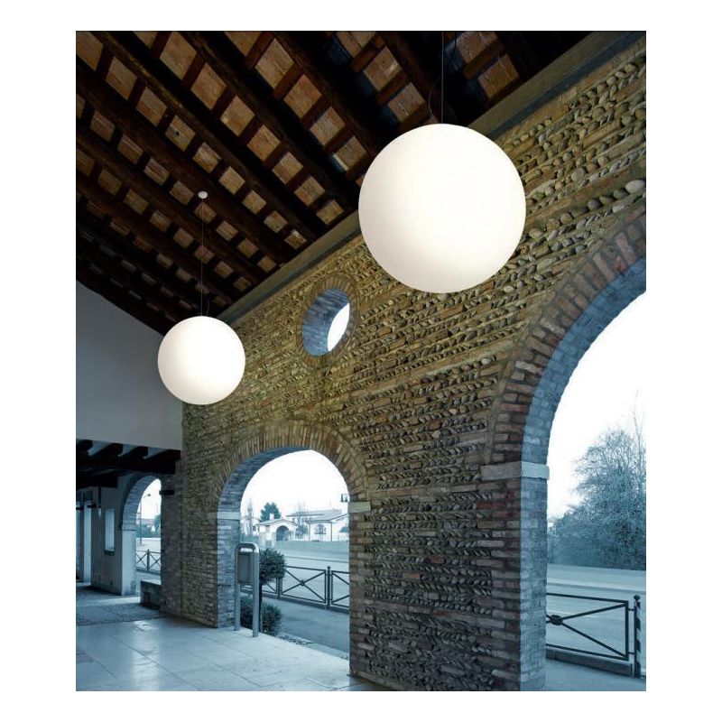 OH!P65 SOSPENSIONE GRANDE A SFERA D55 DA ESTERNI COLORE BIANCO DESIGN MODERNO DELLA LINEA LIGHT Linea Light - Cristalensi Shop O