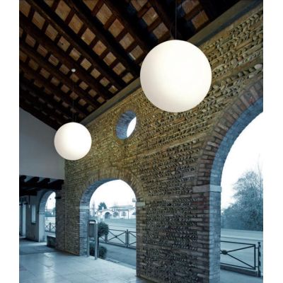 OH!P65 SOSPENSIONE MAXI A SFERA D75 DA ESTERNI COLORE BIANCO DESIGN MODERNO DELLA LINEA LIGHT Linea Light - Cristalensi Shop Onl