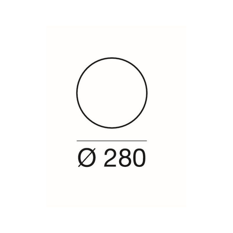 OH!S65 PLAFONIERA A SFERA PICCOLA D28 DA ESTERNI COLORE BIANCO DESIGN MODERNO DELLA LINEA LIGHT Linea Light - Cristalensi Shop O