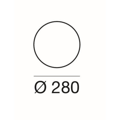 OH!S65 PLAFONIERA A SFERA PICCOLA D28 DA ESTERNI COLORE BIANCO DESIGN MODERNO DELLA LINEA LIGHT Linea Light - Cristalensi Shop O