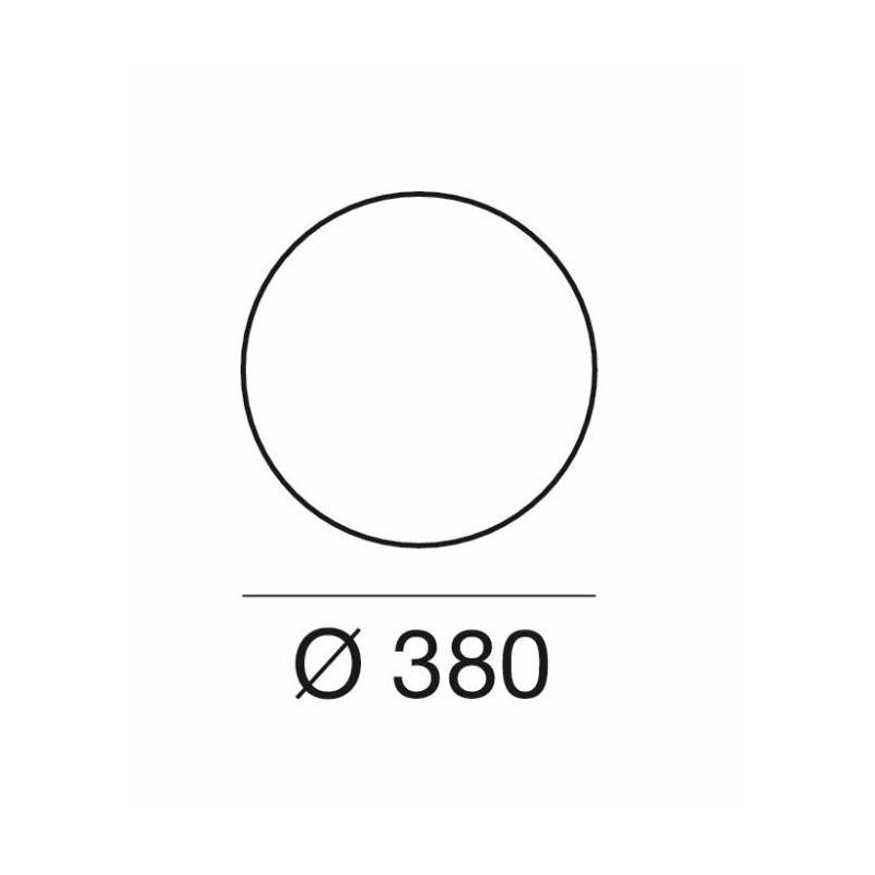 OH!S65 PLAFONIERA A SFERA MEDIA D38 DA ESTERNI COLORE BIANCO DESIGN MODERNO DELLA LINEA LIGHT Linea Light - Cristalensi Shop Onl