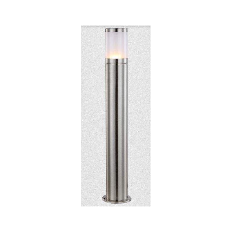 XELOO PALO DA ESTERNO ALTEZZA 80 CM IN ACCIAIO INOSSIDABILE DIFFUSORE BIANCO Globo Lighting - Cristalensi Shop Online
